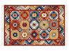 Kelim Teppich Wolle mehrfarbig 160 x 230 cm orientalisches Muster Kurzflor LUSARAT_858499