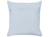 2 bawełniane poduszki dekoracyjne motyw tęczy 45 x 45 cm jasnoniebieskie LEEA _893300