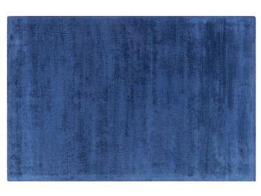 Viskózový koberec 160 x 230 cm tmavomodrý GESI