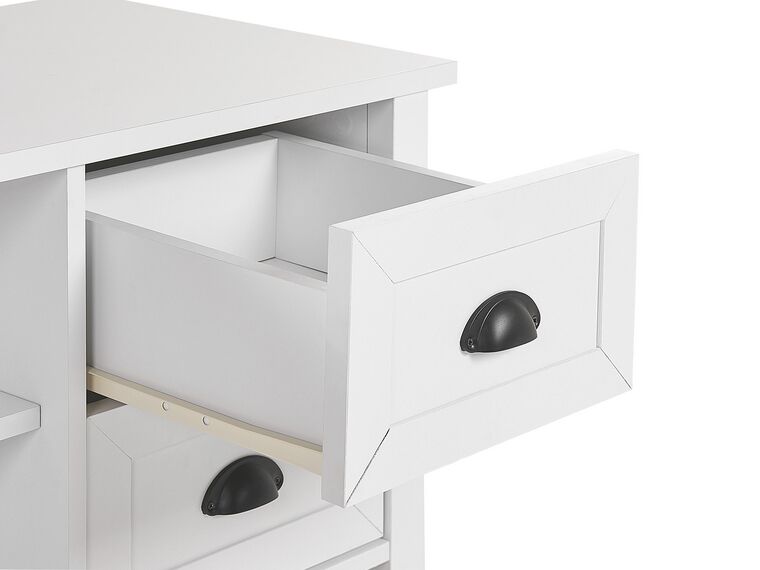 TV Stand White HONOLULU Beliani.co.uk