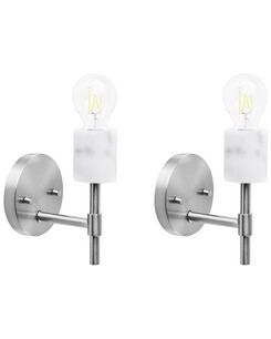 Seinävalaisin metalli hopea 2 kpl ARMERIA Seinävalaisin metalli hopea 2 kpl ARMERIA