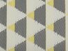 Outdoor Area Rug 120 x 180 cm Grey and Yellow HISAR_766679