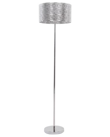 Stehlampe Nickel 147 cm Trommelform NUON 
