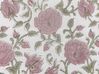 Conjunto de 2 almofadas decorativas com padrão floral em algodão multicolor 45 x 45 cm CELTIS_839385