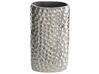 Vaso decorativo metallo argento 31 cm PALMYRA_823165