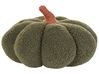 Set of 2 Boucle Cushions Pumpkin ⌀ 28 cm Green MUNCHKIN_879503