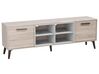 TV Stand Light Wood with Grey ALLOA_713062