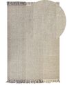 Tappeto lana grigio chiaro 160 x 230 cm TEKELER_847395