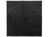 Vloerkleed polyester zwart 200 x 200 cm EVREN_758545