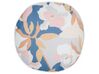 Set of 2 Outdoor Cushions Floral Pattern ⌀ 40 cm Multicolour VEREZZI_881531