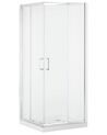 Cabina doccia vetro temperato argento 90 x 90 x 185 cm TELA_787937
