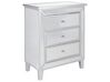 3 Drawer Mirrored Chest Silver BREVES_850763