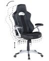 Cadeira de escritório em pele sintética preta ADVENTURE_862521