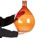 Glass Decorative Vase 48 cm Golden Brown CHATNI_867358