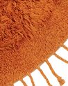 Tappeto cotone arancione ⌀ 140 cm BITLIS_837867