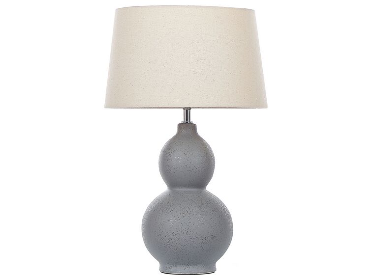 Ceramic Table Lamp Grey YENISEI_822419