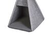 Cuccia tenda per animali feltro grigio chiaro 35 x 40 cm ULUBEY_783928