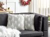 Set of 2 Cotton Cushions Christmas Tree Pattern 45 x 45 cm Grey BILLBERGIA_887608