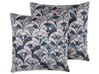 Set of 2 Cushions Geometric Pattern 45 x 45 cm Multicolour KOODAL_768872