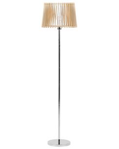 Lattiavalaisin metalli vaalea puu/hopea FORGE