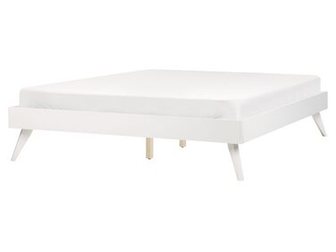 EU King Size Bed White BERRIC