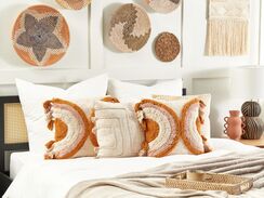 Koristetyyny puuvilla monivärinen tuftattu 45 x 45 cm 2 kpl LABLAB Koristetyyny puuvilla monivärinen tuftattu 45 x 45 cm 2 kpl LABLAB