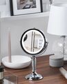 Specchio da tavolo LED argento ø 18 cm BAIXAS_813701