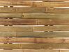 Mesa de jardín de madera de bambú clara 120 x 69 cm MOLISE_838119