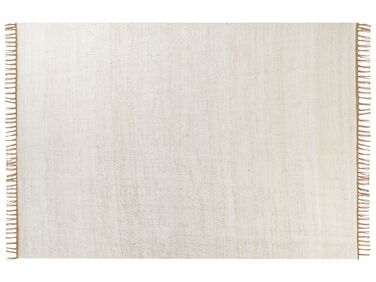 Jutový koberec 160 x 230 cm svetlobéžový LUNIA