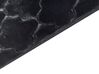 Fekete műnyúlszőrme szőnyeg 80 x 150 cm GHARO_858625