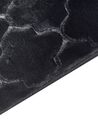 Vloerkleed kunstbont zwart 80 x 150 cm GHARO_858625