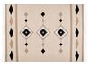 Kelim Teppich Baumwolle mehrfarbig 140 x 200 cm geometrisches Muster Kurzflor BERDIK_870023