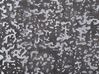 Alfombra de viscosa gris oscuro/plateado 80 x 150 cm ESEL_762553