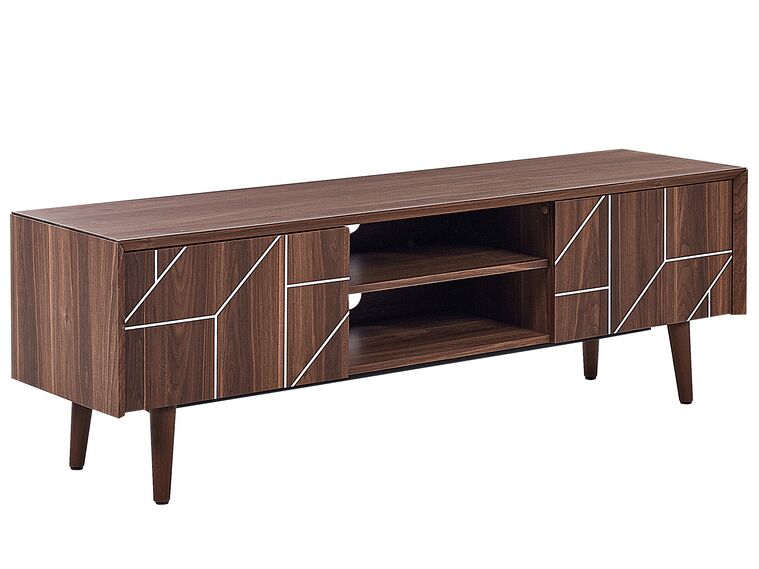 Mueble TV madera oscura 150 x 39 cm FRANKLIN_840500