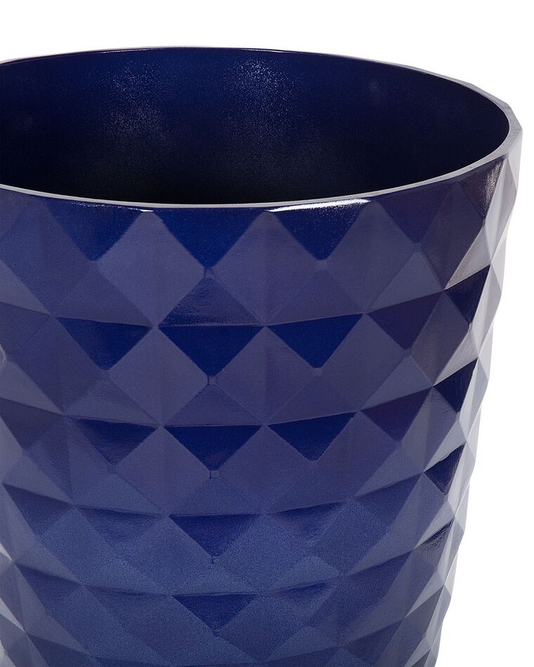Plant Pot ⌀ 35 cm Navy Blue FERIZA Beliani.co.uk