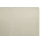Cama con somier de poliéster beige 180 x 200 cm ORBEY_728236