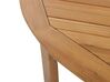 Mesa de jardín de madera de acacia clara ⌀ 150 cm TOLVE_784133