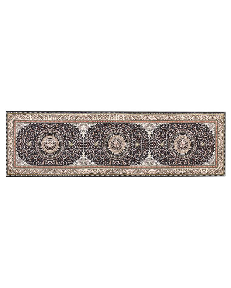 Teppich mehrfarbig 60 x 200 cm orientalisches Muster Kurzflor CIVRIL_886668