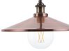 Lampe suspension cuivré PELLY_691648