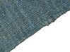 Tapete de juta azul turquesa e castanho 160 x 230 cm LUNIA_846255