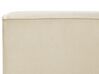 Bed corduroy beige 160 x 200 cm LINARDS_876124
