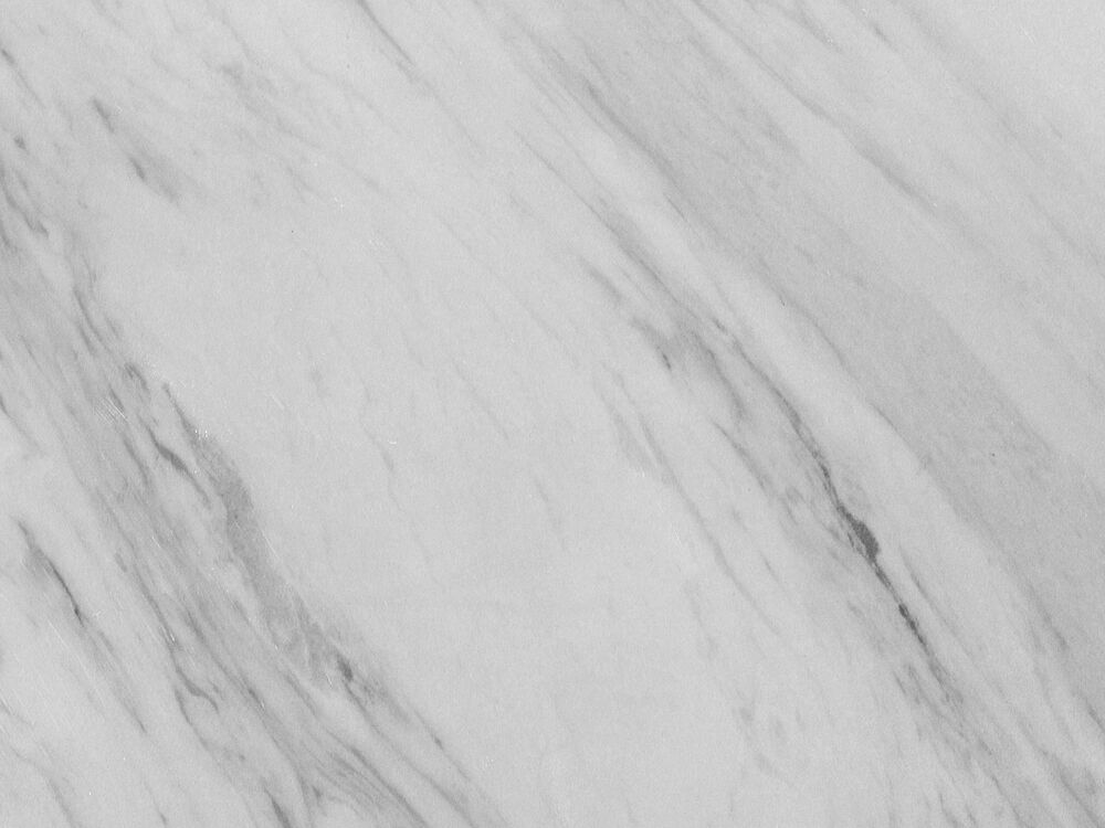 Side Table White Marble Effect with Silver RAMONA Beliani.co.uk