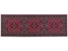 Teppich rot orientalisches Muster 80 x 240 cm Kurzflor VADKADAM_831421
