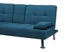 Fabric Sofa Bed Blue ROXEN_793793