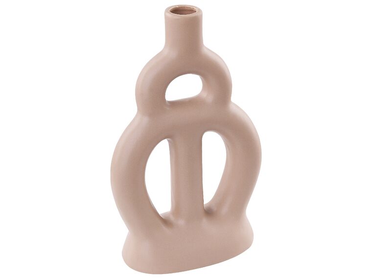 Vaso em porcelana creme 28 cm KOZANI_845129
