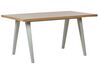 Dining Table 150 x 90 cm Light Wood and Grey LENISTER_785846