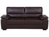 Faux Leather Sofa Set Brown VOGAR_730470