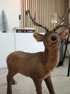 Decorative Figurine Reindeer Brown NIESI_836704