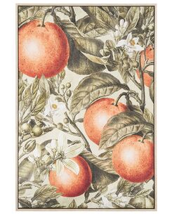 Canvas-taulu vihreä/oranssi 63 x 93 cm GUALDO