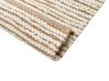 Cotton Area Rug 200 x 300 cm Beige and White BARKHAN_870005